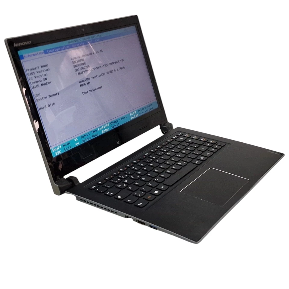 Lenovo IdeaPad Flex 14 Écran Tactile/Sans Ram/Sans Disque Dur/Défectueux #BF238 - Photo 2/4