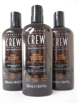 American Crew Daily Cleansing Shampoo 8.4 oz (scuffs) Pack of 3