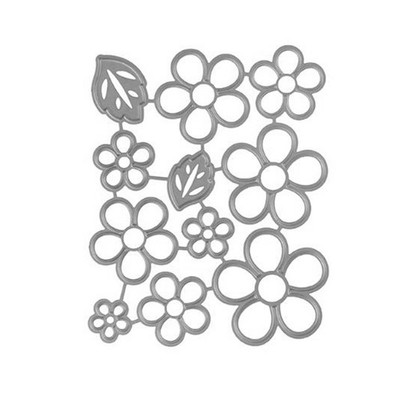 Flower Die Cuts Embossing Template Wedding Supplies for Invitation Card Making