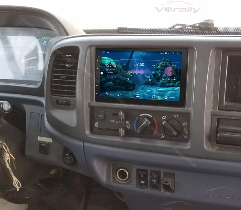 CarPlay Android auto Dash Radio Stereo GPS Bt For 2005-2020 Hino 165 268 308 338 Foto 4 de 4