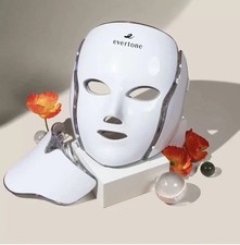 Evertone Omniglow Face And Neck LED Microcurrent Therapy Mask - Brand New