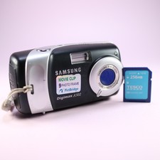 Samsung Digital Camera Digimax A502 5.0MP Black Tested Read 