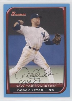2008 Bowman Blue 293/500 Derek Jeter #190 HOF 0a6