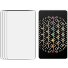 Blank Oracle Tarot Cards with Printed Back Design Box of 80 2.75
