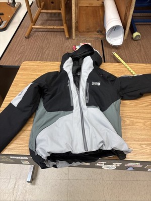 Mountain Hardwear Goretex Infinium Jacket Mens Small Hooded Backslope 3 - 1