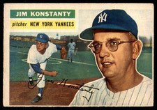 1956 Topps #321 Jim Konstanty EX Yankees                 ID:59665