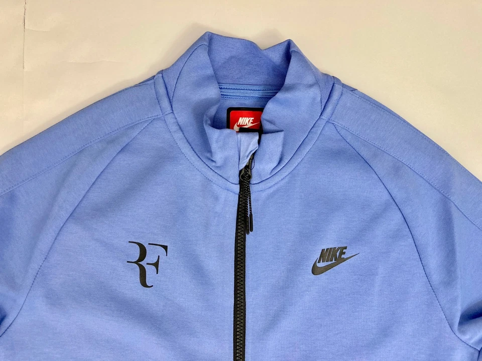 Nike Federer RF Halle 2017 Premier теннис трек куртка M синий 644780-487 новый - Изображение 2 из 4