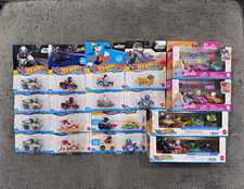Hot Wheels Bulk Lot of 30 Racer Verse Cars Star Wars Barbie Batman More