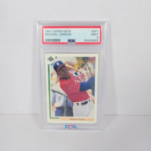 1991 Upper Deck #SP1 Michael Jordan RC Baseball PSA 9 MINT