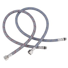 40" Length Faucet Supply Line, Bathroom Kitchen Faucet Lines Braided Nylon Si...