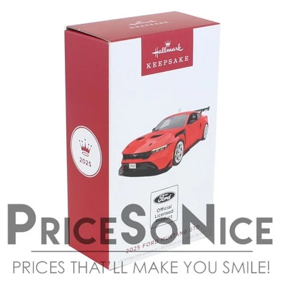 Hallmark Keepsake 2025 Ford Mustang GTD Metal Ornament