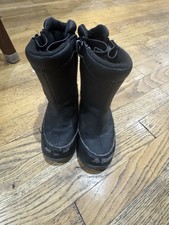 Lands End Black Boy Size 12 Snow Boot