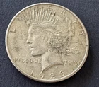 1926 S PEACE SILVER DOLLAR $1 COIN