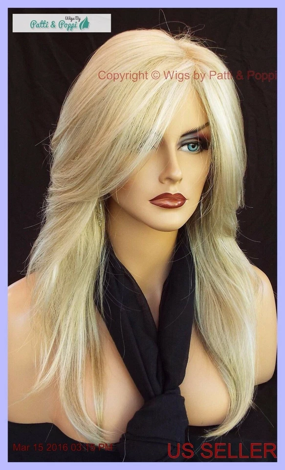 PELUCA MONOTOP SHILO NORIKO RENÉ DE PARÍS IMPRESIONANTE ESTILO SEDUCTOR CLR RUBIA CREMOSA Foto 3 de 4