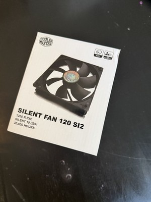 Cooler Master Silent Fan 120 SI2 4 Pack New Open Box 1200 RPM 19 dBA Quiet Parts