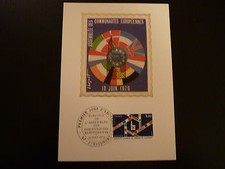 FRANCE PREMIER JOUR FDC YVERT 2050 ELECTIONS EUROPEENNES  1,20F  STRASBOURG 1979
