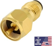 1LB Propane Tank Refill Solid Brass Universal Mini Propane Fill Adapter HO