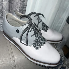 Women's FootJoy Sport Retro Golf Shoes 7 1/2 M by FJ nice excellent