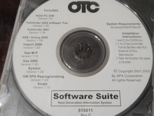 NEW OTC GENISYS NGIS PC S/W System 3.0, 518011 SOFTWARE CD, SEALED CD GENISYS - 第 3/5 張圖片