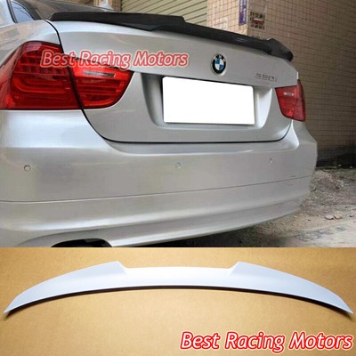 M4 High Kick Style Trunk Spoiler (ABS) Fits 05-11 BMW E90 3-Series 4dr Sedan