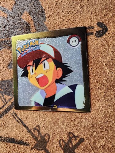 Pokemon Sticker - Ash R17 - Series 1 - Artbox - Holo