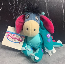 Disney Mini Bean Bag DINOSAUR EEYORE 9" Winnie The Pooh Plush Costume VTG NEW