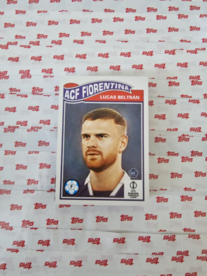 TOPPS UCC SOCCER UEFA LIVING SET ROOKIE CARD ACF FIORENTINA LUCAS BELTRAN #676