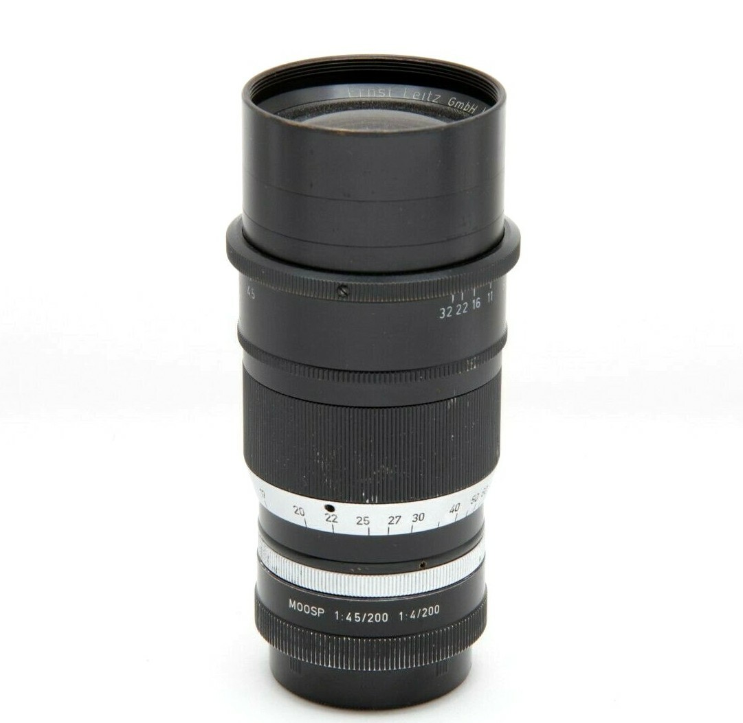 Leitz Leica 20cm f4.5 Telyt Telephoto Lens w/ MOOSP Extension Tube