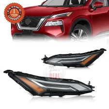 DRL Daytime Running Lights Left+Right side Lamps For Nissan Rogue 2021 2022 2023