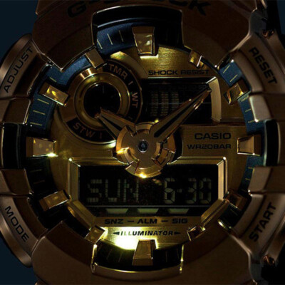 CASIO G-SHOCK GM-700G-9AJF Metallic Series Gold Case Analog