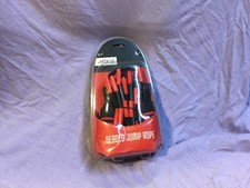 New BCG Beaded Jump Rope 9' Foam Handles Red  Black Cardio Workout Fitness Gear