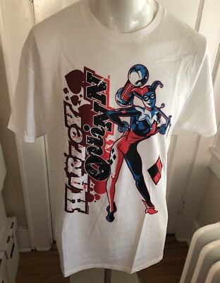 Harley Quinn Harleen Quinzel Suicide Squad Joker's GF T-Shirt New Large