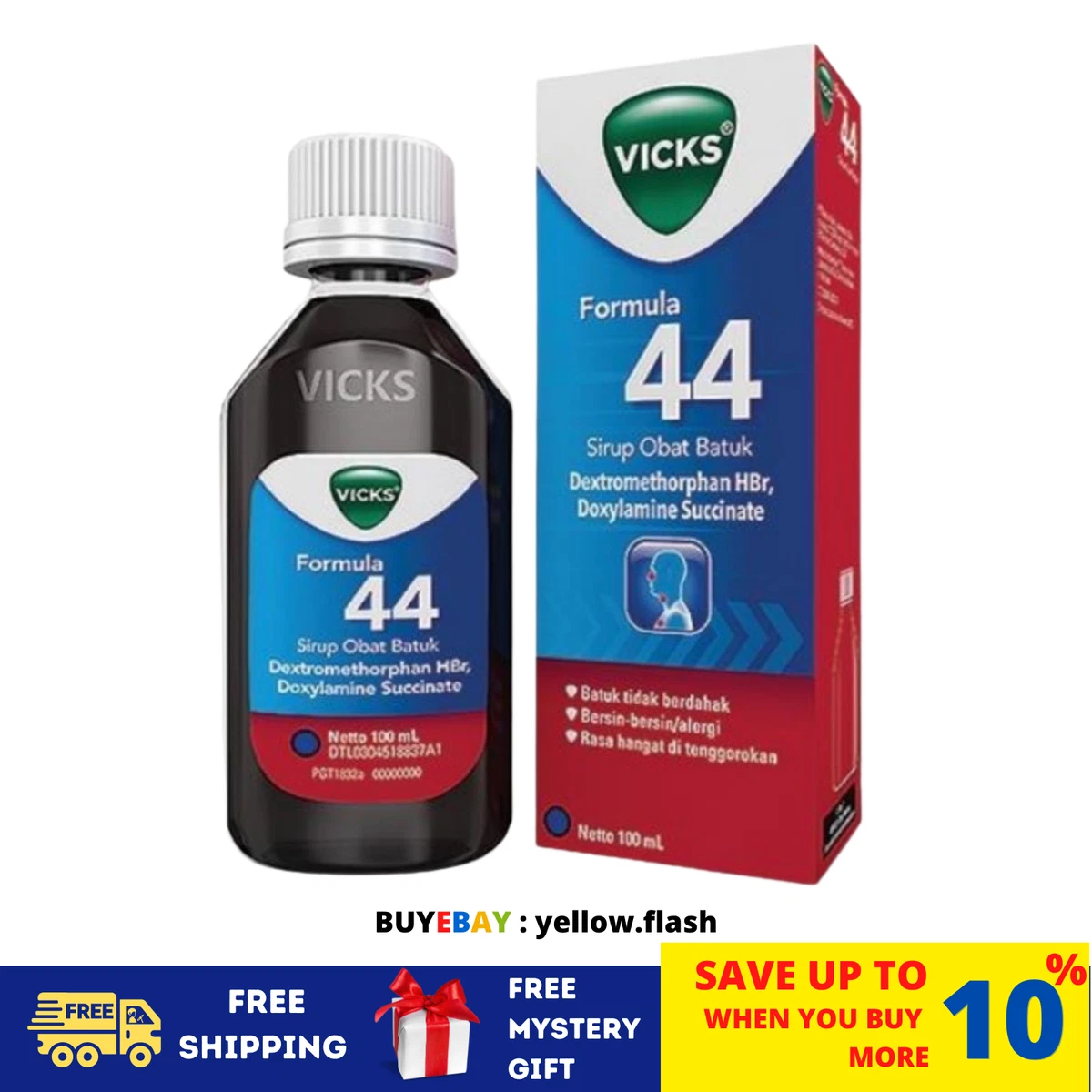 Vicks Formula 44 Cough Control 100ml, 55 OFF