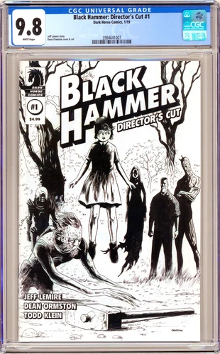 Dark Horse BLACK HAMMER Director's Cut (2019) #1 KEY 1st App JEFF LEMIRE CGC 9.8