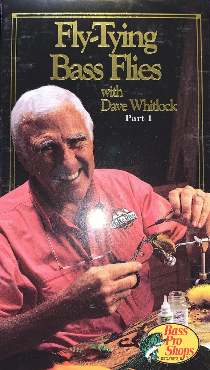 Fly Tying Bass Flies w/Dave Whitlock VHS Part 1 & 2 - Low