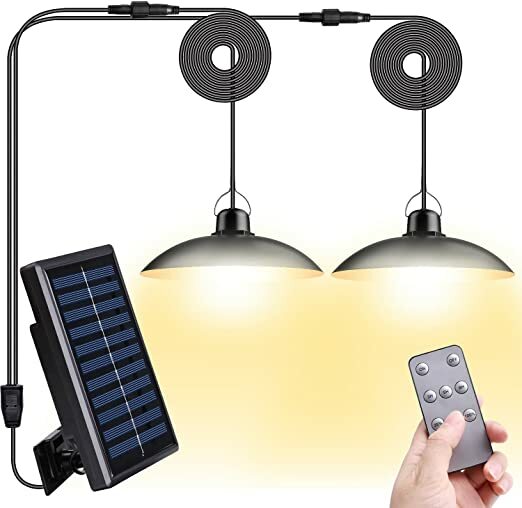Lampe solaire extérieur et intérieur pour illuminer vos soirées de jardin sur la terrasse