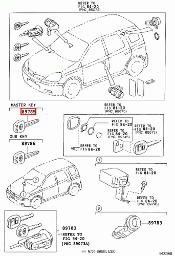 Genuine Camry SXV20 MCV36 MCV30 3.0 2.2 Transponder Master Key Blank Uncoded - Picture 21 of 24