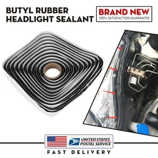 Butyl Tape Rubber Glue Headlight Sealant Retrofit Reseal Headlamps Strip Roll