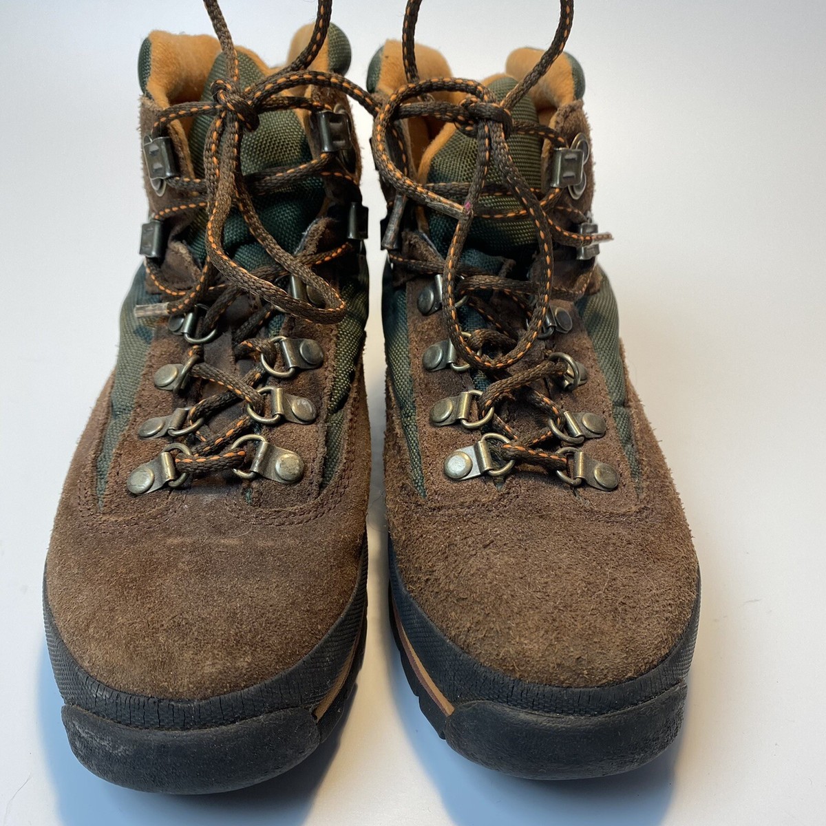Timberland Boots 95354 Suede Leather  Brown, Forest Green, And Orange Women 6.5 6-Inch Waterproof Warm Lined Boots | MJ Footwear main image 3