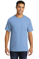 Port & Company PC61PT BIG & TALL Pocket T-Shirt Heavy Weight 6.1oz Cotton Tee