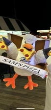 Sam’s Pizza Sunny Seagull Wildwood  NJ collectible Stuffed Toy And Free Tote