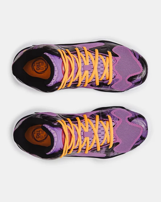 Under Armour Stephen Curry Spawn Flotro Voodoo Basketball Purple Men Shoes Under Armour Curry Spawn Flotro Voodoo Basketball Shoes  main image 3