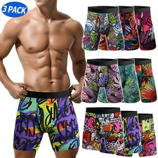 3-5-6 PACK MENS BOXER SHORTS BRIEFS COMFORT FIT BOXERS PRINTED MENS UNDERWEAR