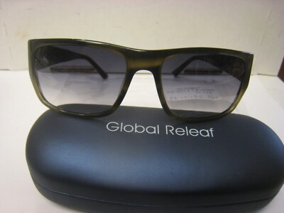 Ed Hardy Eyeglasses SKULL CROSSBONES OLV 56-17-135-36v W/case Ed Hardy Eyeglasses SKULL CROSSBONES OLV 56-17-135-36v W/case