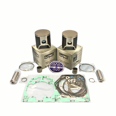 72mm STD SPI Single Ring Pistons Gaskets 2005-2008 Ski-Doo 600 HO SDI MXZ GSX