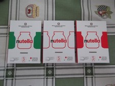 TRITTICO 5 euro argento NUTELLA FERRERO MONETE collezione 2021 exclusive