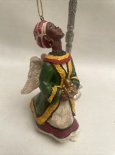 Beautiful African Christmas Angel Tree Ornament