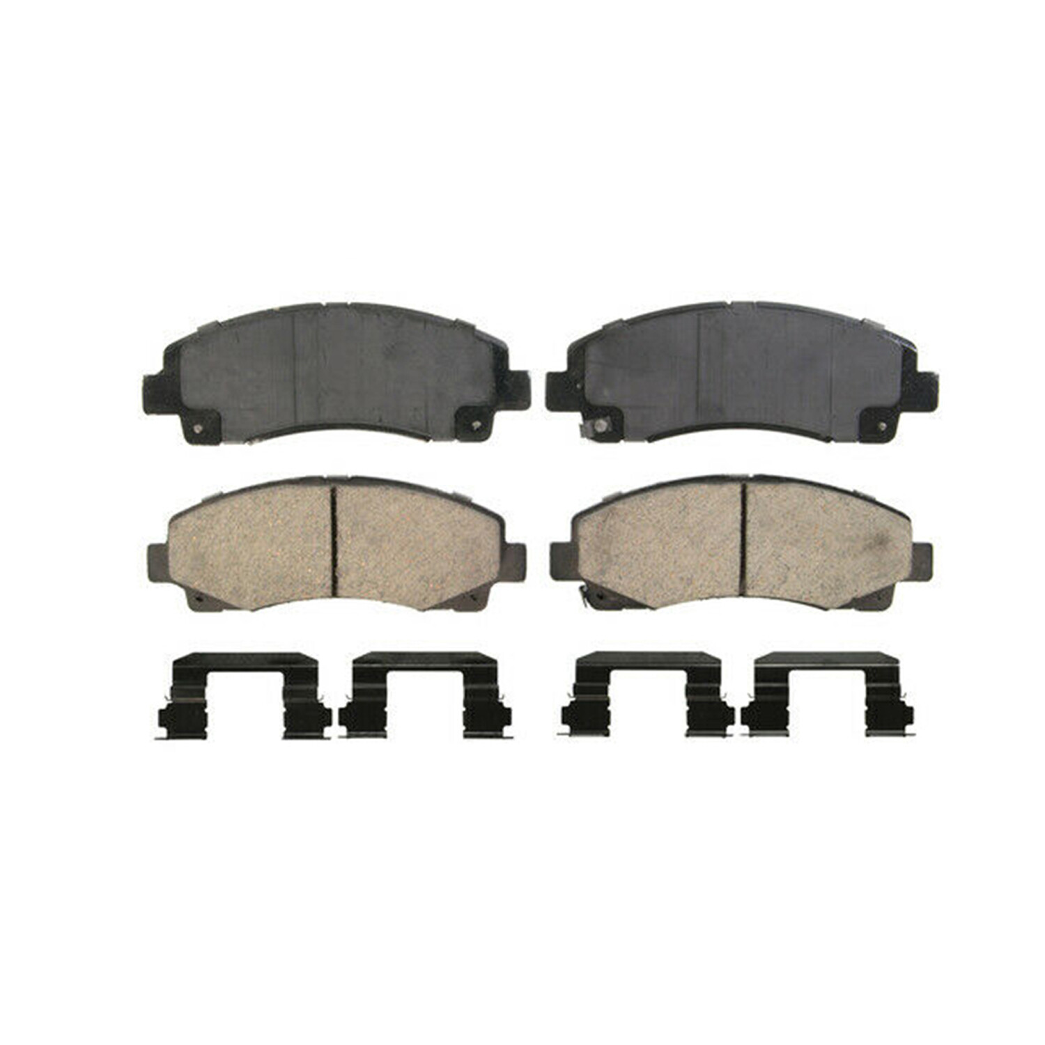 Front & Rear Ceramic Brake Pads w/Hardware for Acura TL Honda Ridgeline