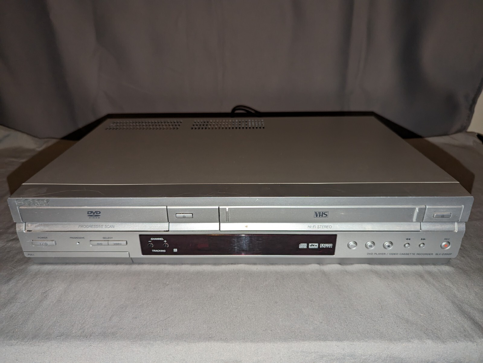Sony SLVD350P VCR DVD Combo Player Recorder 4 Head HiFi AV cable eBay