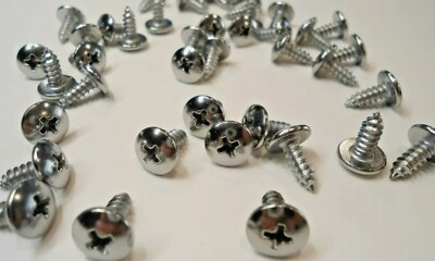 8 CHROME SILL PLATE SCREWS! FOR MOPAR ASPEN D150 ARROW VALIANT VOLARE ETC